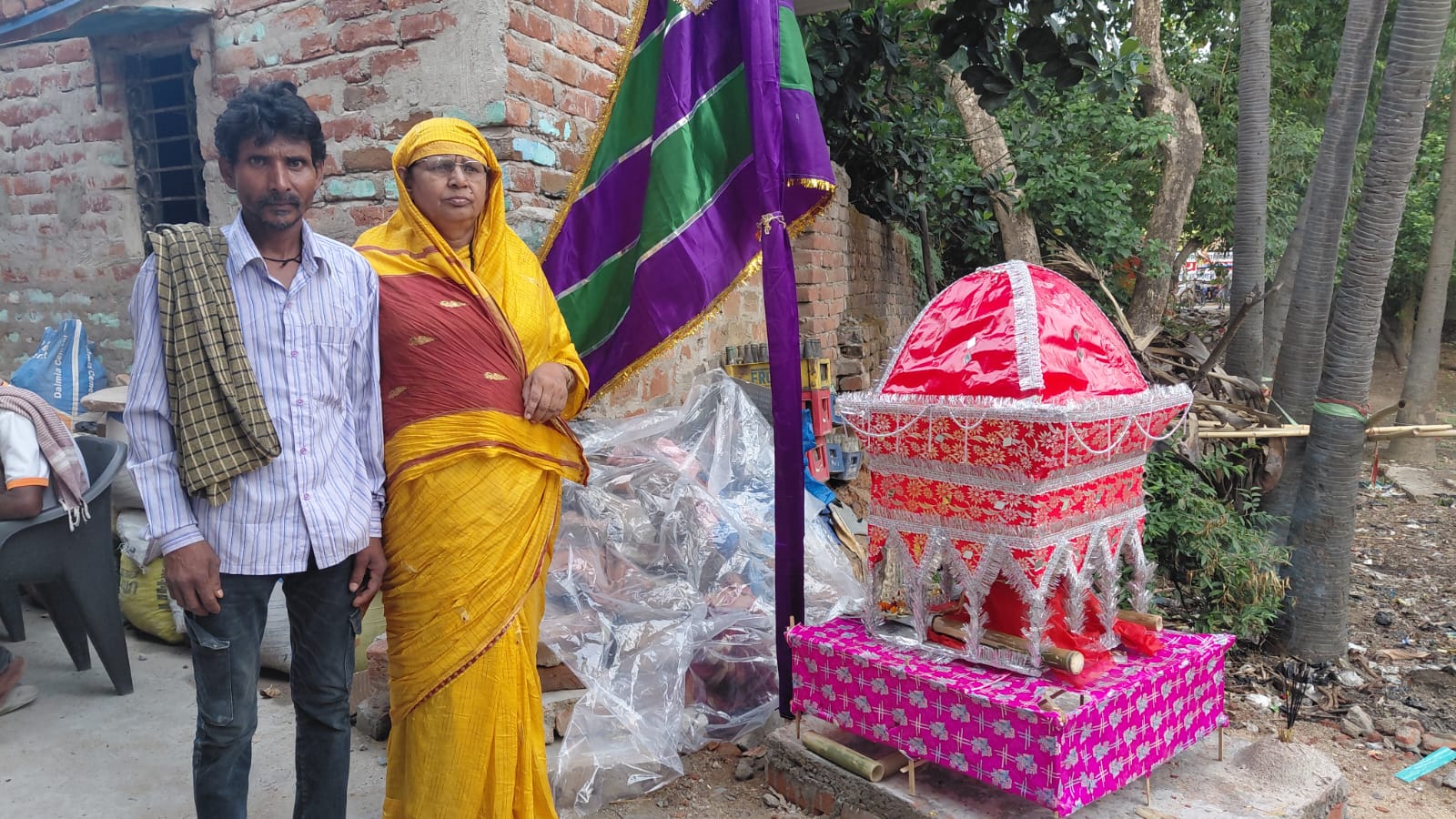 गया में किन्नर समाज ने बैठाया ताजिया, गंगा-जमुनी तहजीब की पेश की अनूठी मिसाल