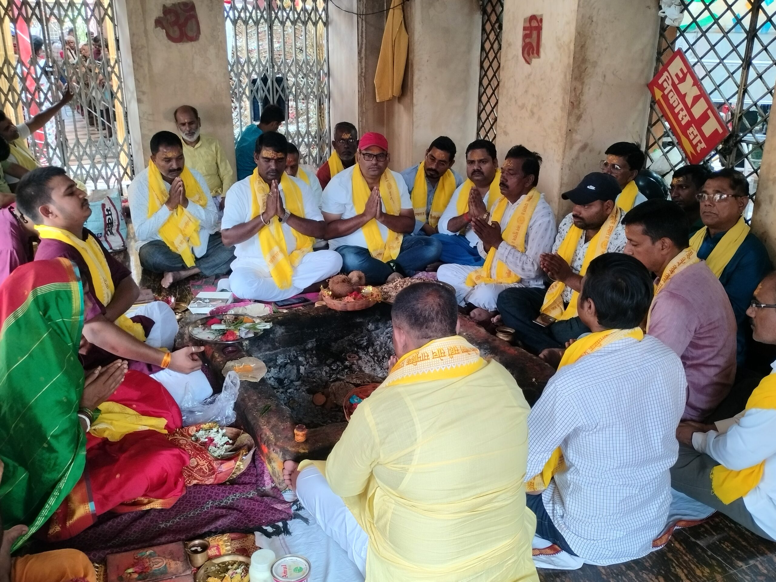 जनता के विश्वास के साथ मां मंगलागौरी का आशीर्वाद, जीत की कामना में जन सुराज का हवन